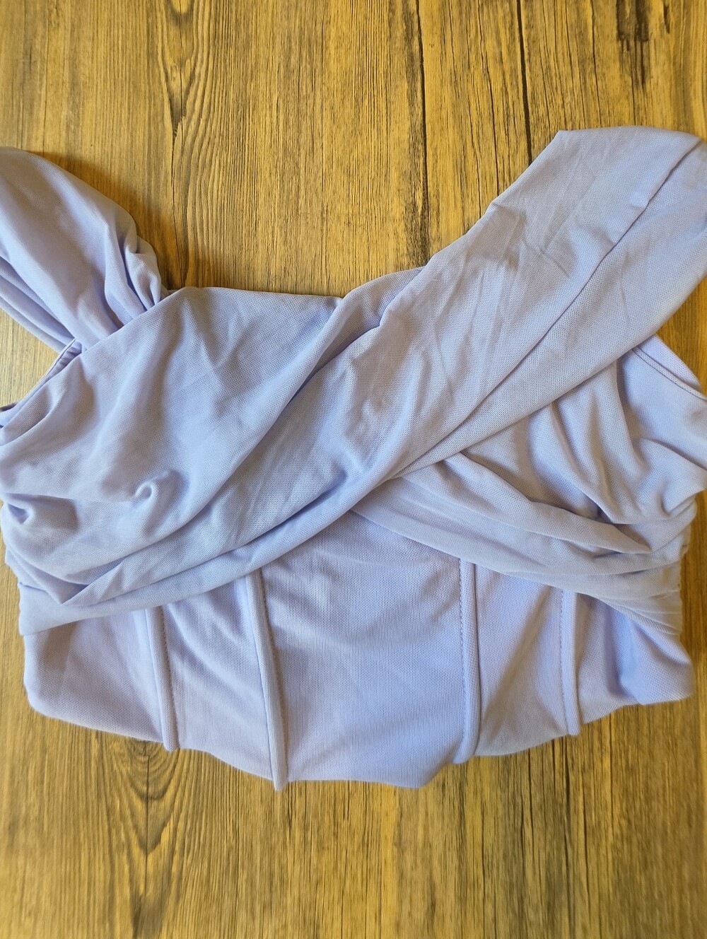 Womans Cinderella Blue Ruched Crop Top Y2K Coquette Fairycore